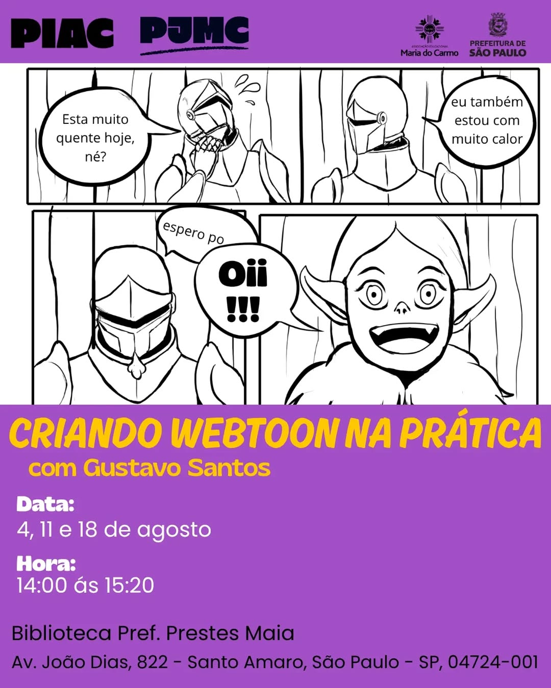 Oficina de Criação de História em Quadrinhos (Webtoon)