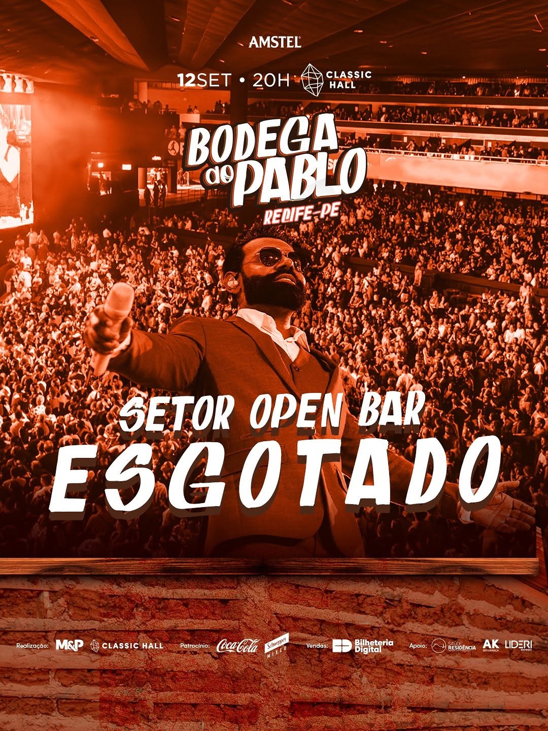 Open Bar com Pablo, Zezo e Conde Só Brega — Classic Hall, Salgadinho, Recife