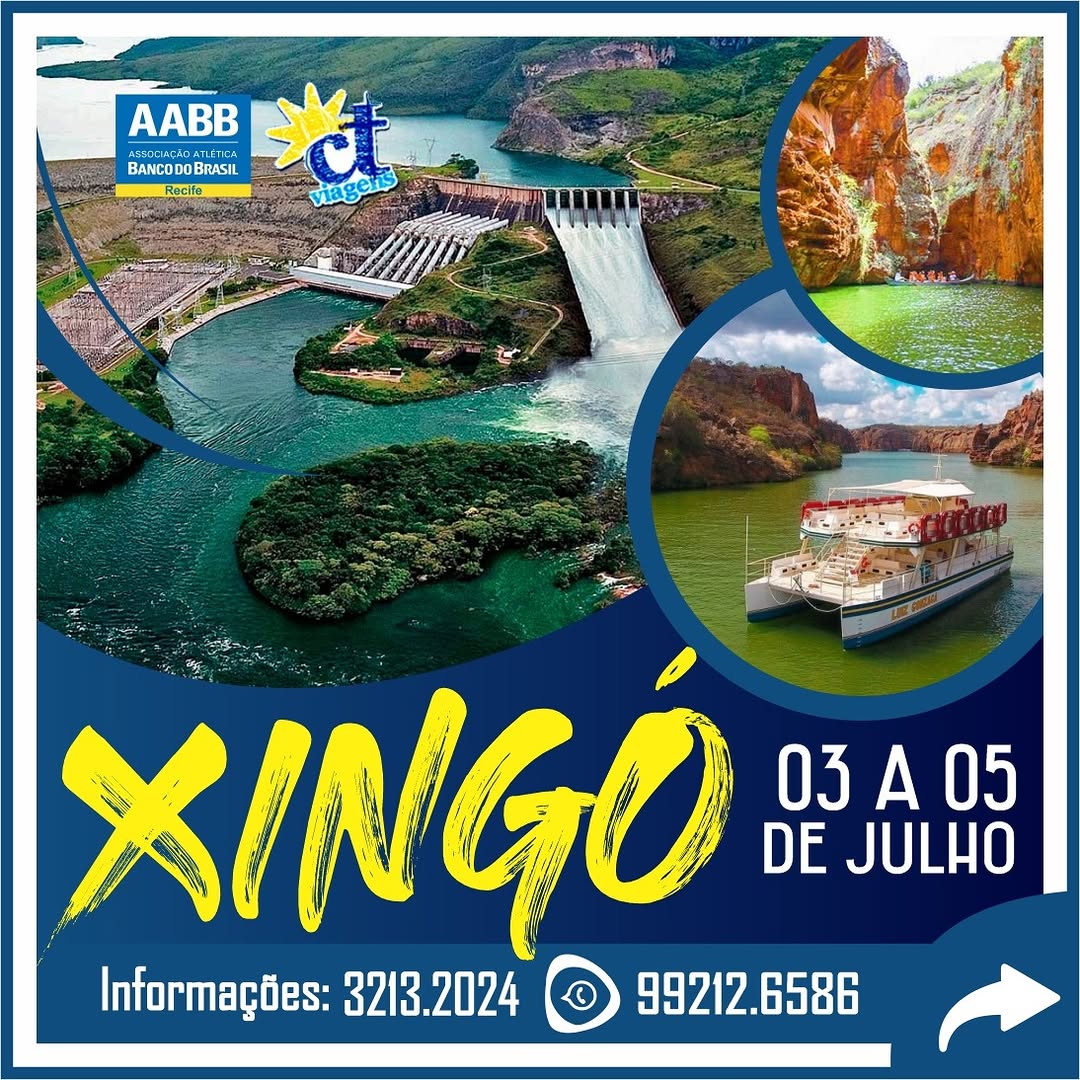 Excursão para Xingó — AABB Recife, Graças, Recife