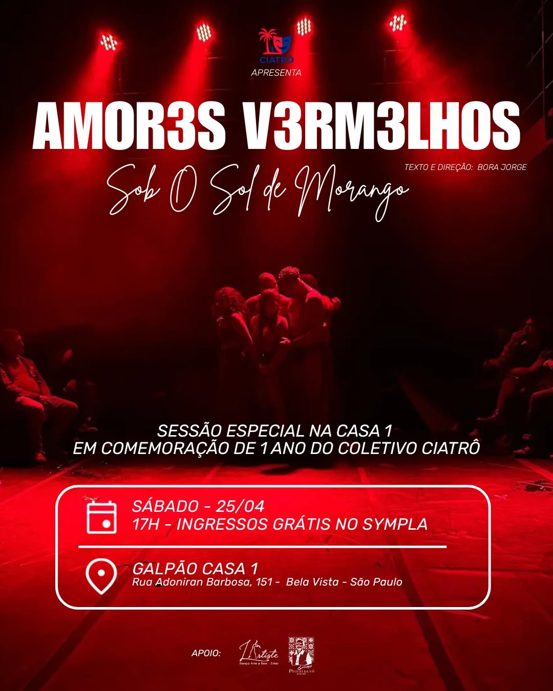 Amores Vermelhos Sob o Sol de Morango