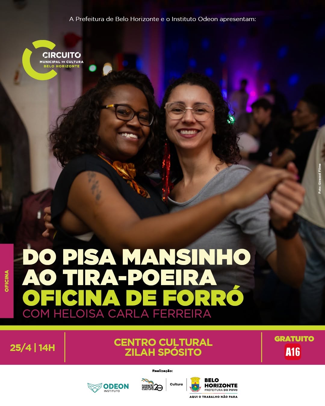 Do Pisa Mansinho ao Tira-Poeira - Oficina de Forró