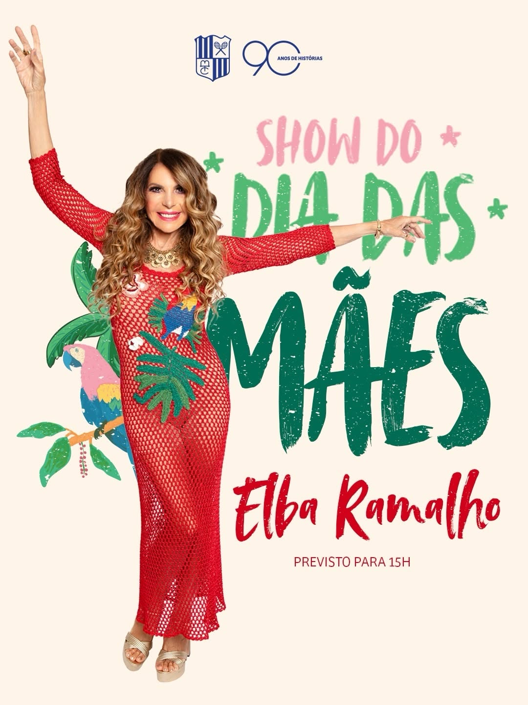 Show do Dia das Mães com Elba Ramalho
