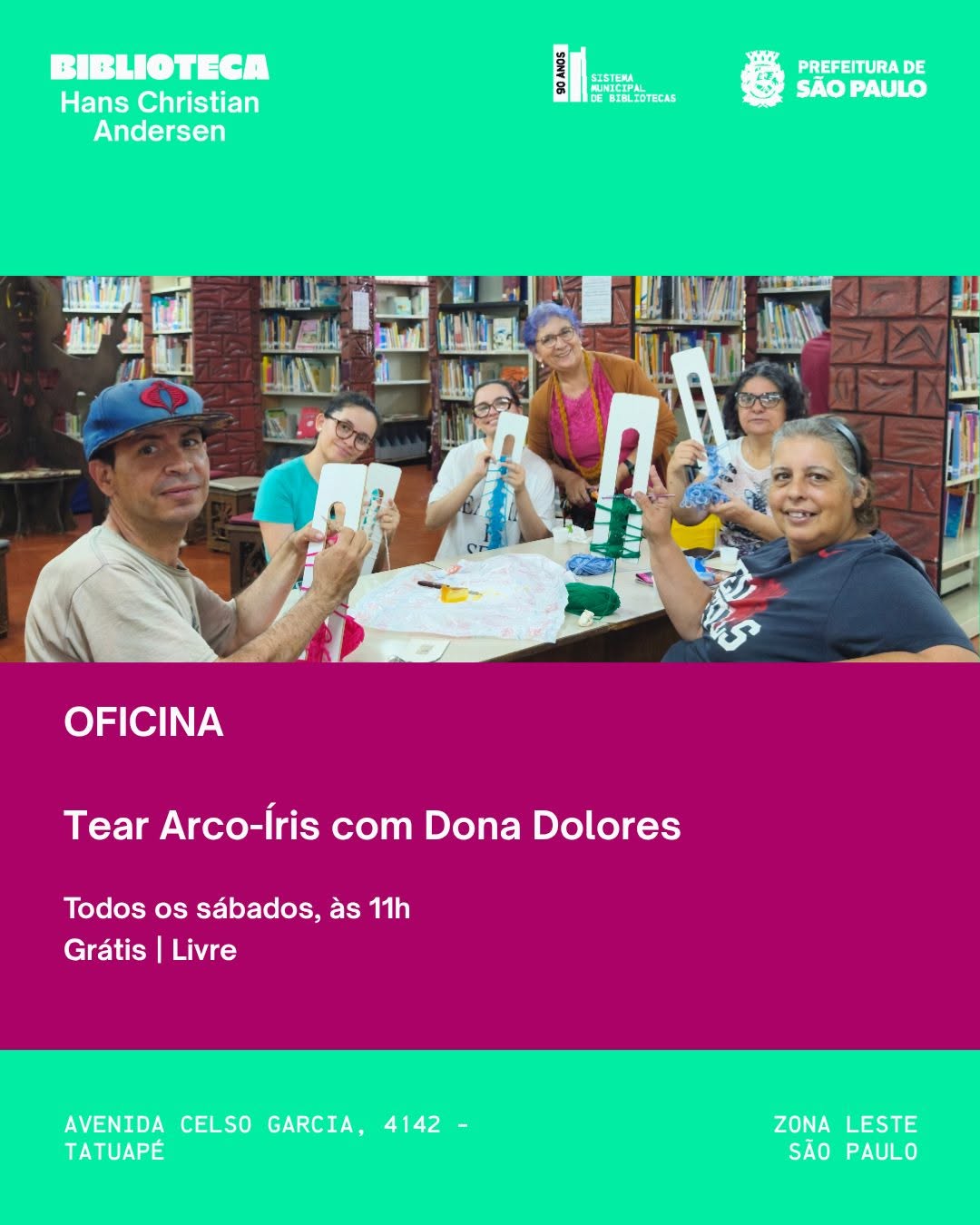 Oficina de Tear Arco-Íris com Dona Dolores