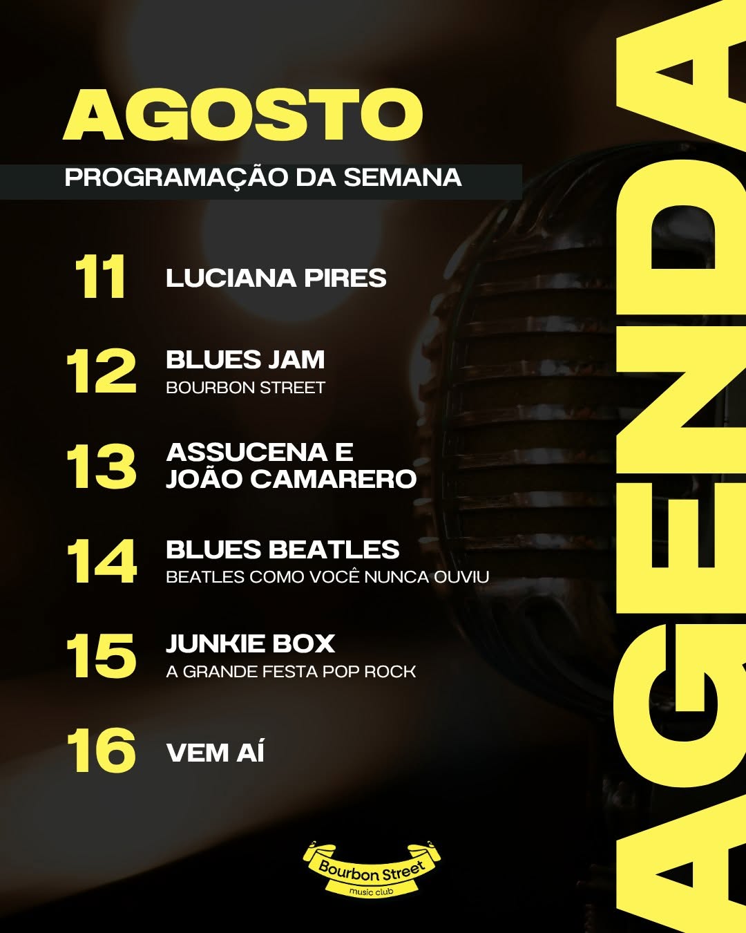 Apresentação de Soul no Bourbon Street