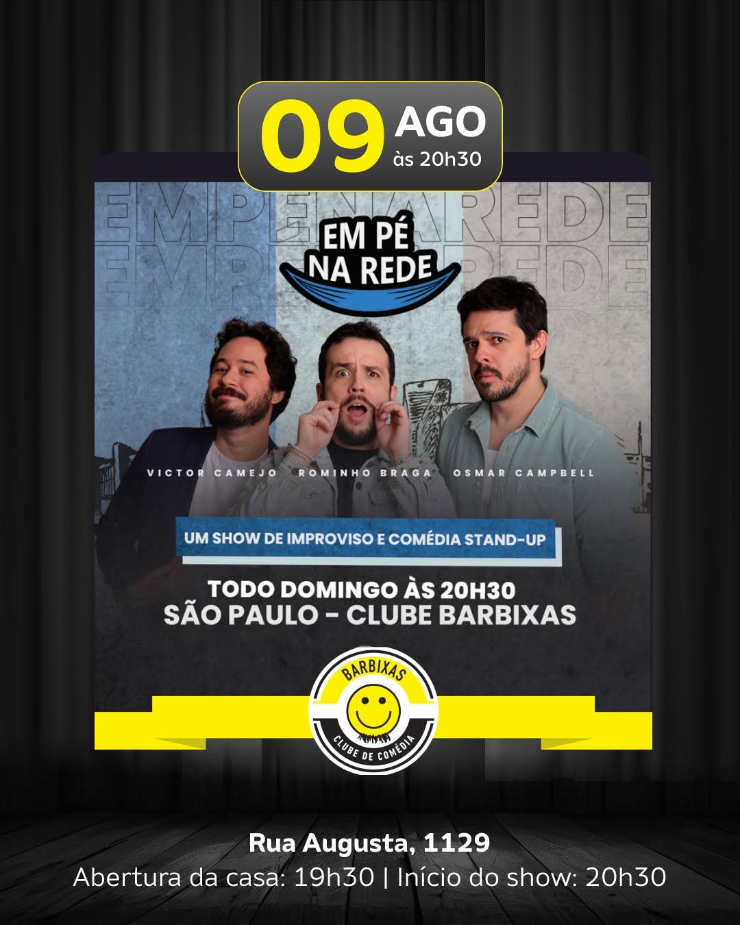 Empenarede no Clube — Clube Barbixas, Consolação, São Paulo
