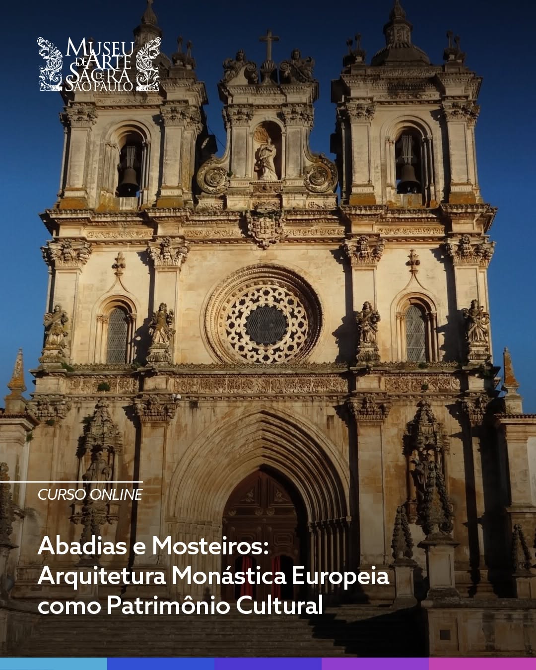 Curso: Abadias & Mosteiros: a arquitetura monástica europeia como patrimônio cultural — Museu de Arte Sacra, Bom Retiro, São Paulo