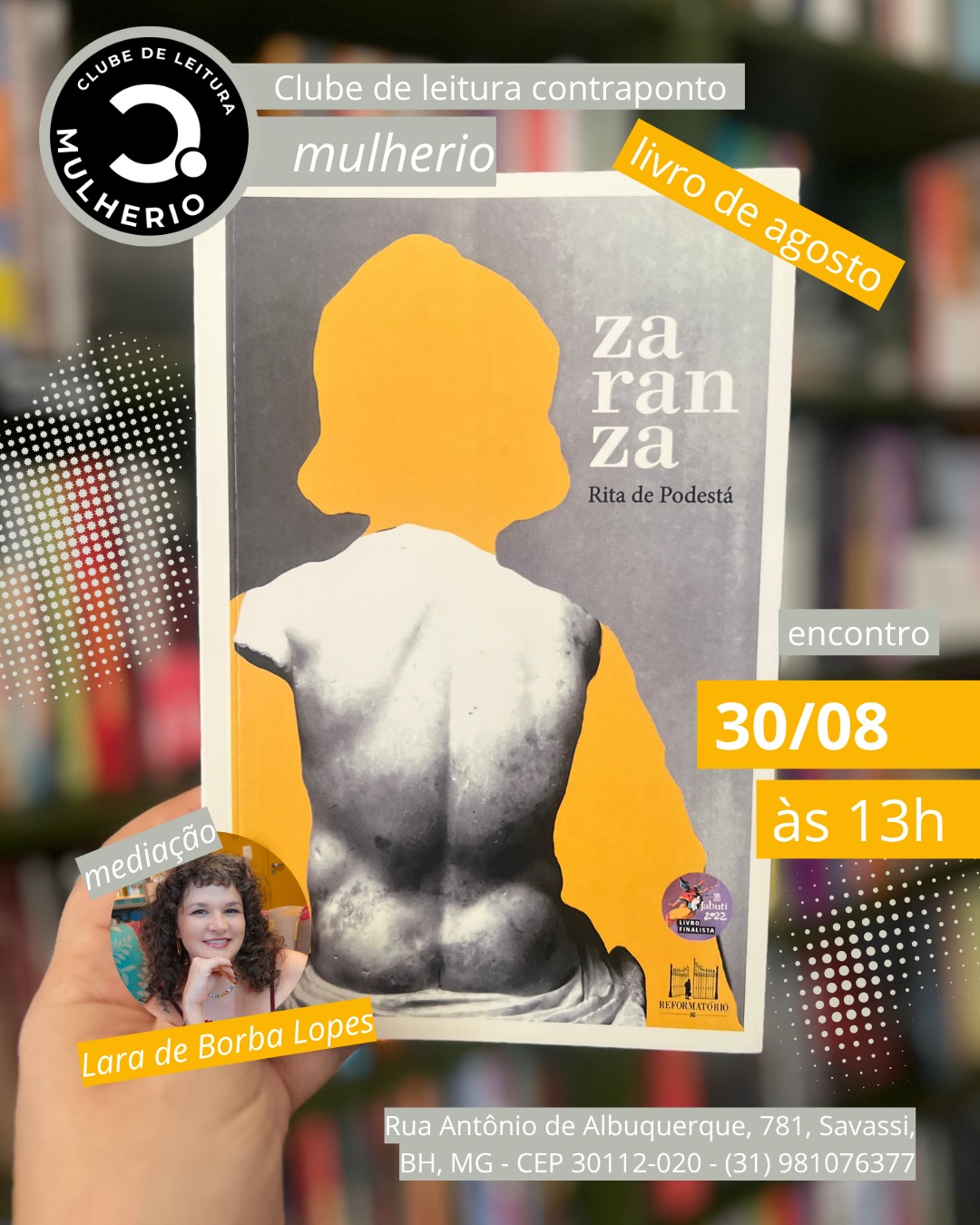Clube de Leitura Mulherio - Leitura de Zaranza
