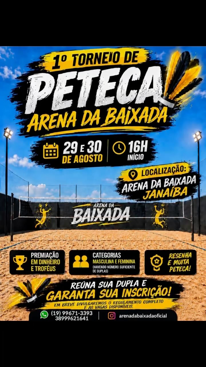 Torneio de Peteca — Ligga Arena (Arena da Baixada), Água Verde, Curitiba