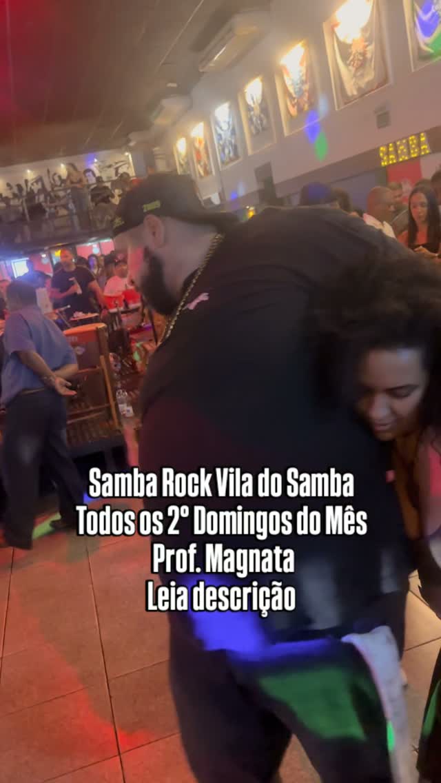 Aula de Samba Rock com Professor Bruno Magnata