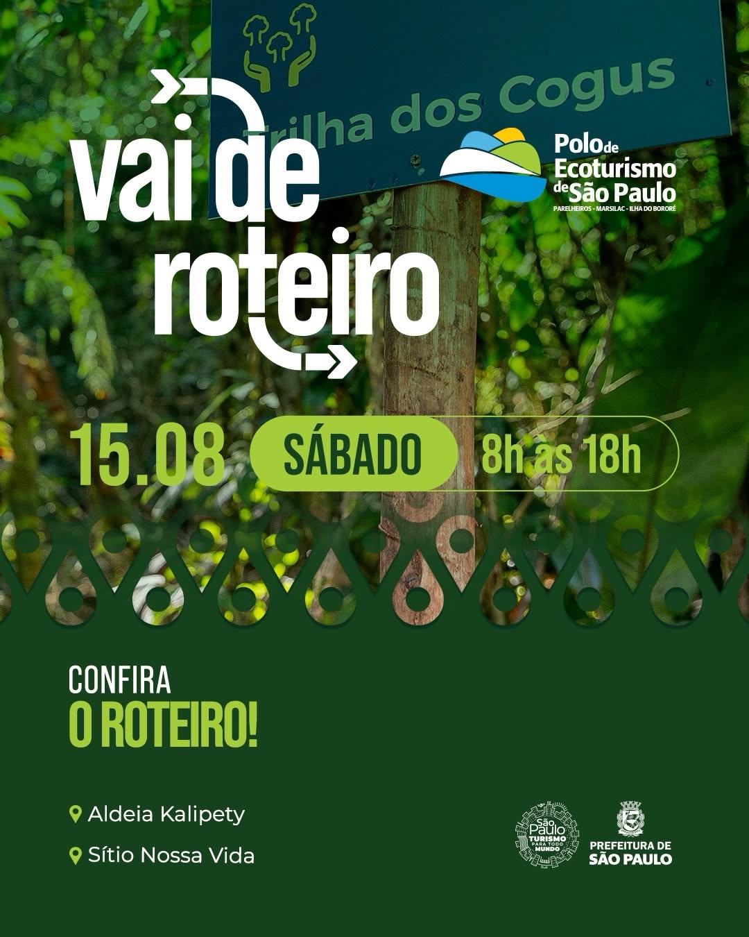 Roteiro Vai de Roteiro - Parque Natural Municipal Jaceguava e Recanto do Jakinha (Vivência Holística) — Polo de Ecoturismo de São Paulo, Parelheiros, São Paulo