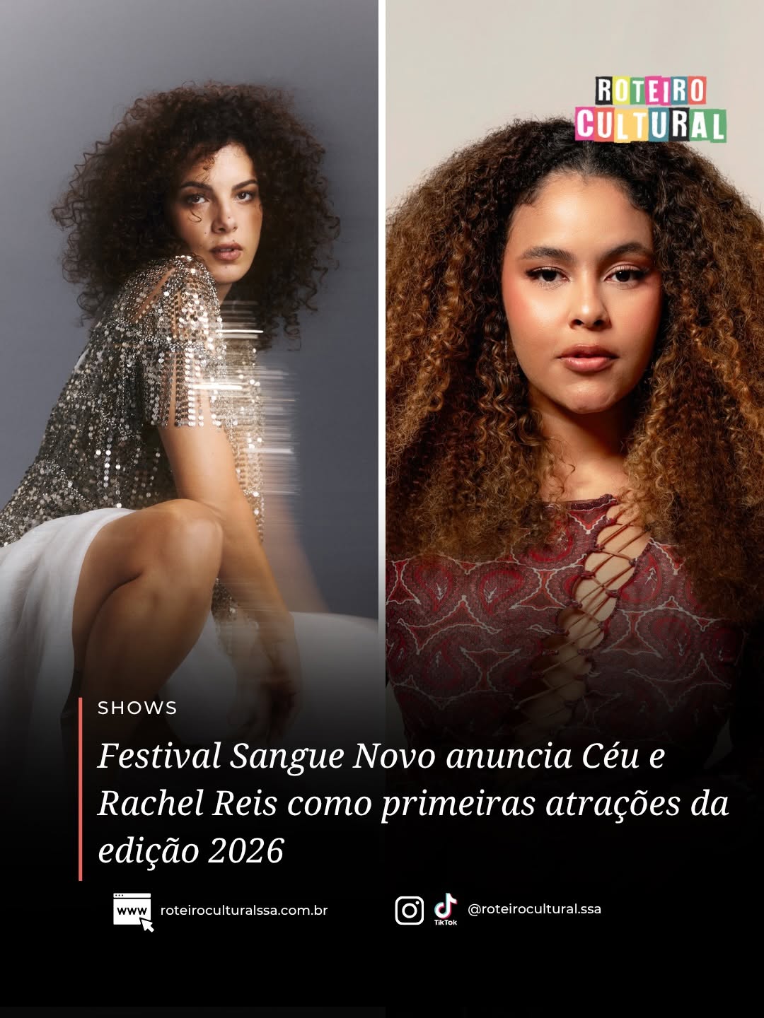 Festival Sangue Novo VIII - shows de Céu, Rachel Reis e muito mais