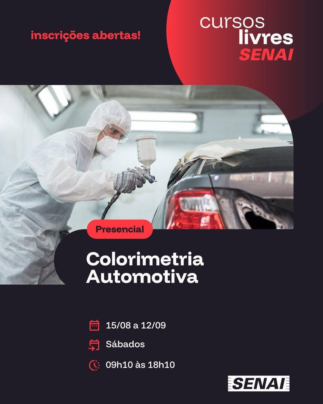 Curso de Colorimetria Automotiva — SENAI Ipiranga Automobilística, Ipiranga, São Paulo