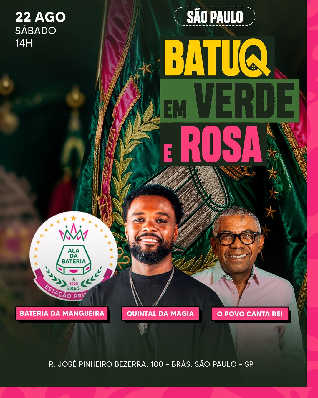 BatuQ em Verde e Rosa — BATUQ, Rio de Janeiro