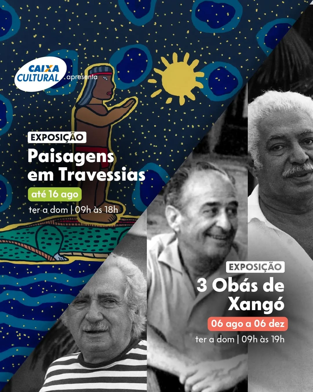 3 Obás de Xangô — CAIXA Cultural Salvador, Centro/Piedade, Salvador