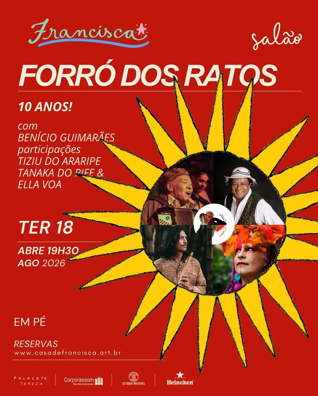 ESPECIAL 10 ANOS FDR - BENICIO GUIMARÃES C/ PARTICIPAÇÕES — Forró dos Ratos, Sé, São Paulo