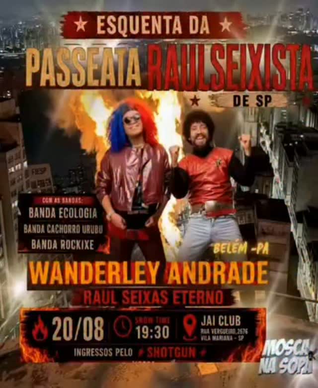 Esquenta Oficial da Passeata Raulseixista com Wanderley Andrade