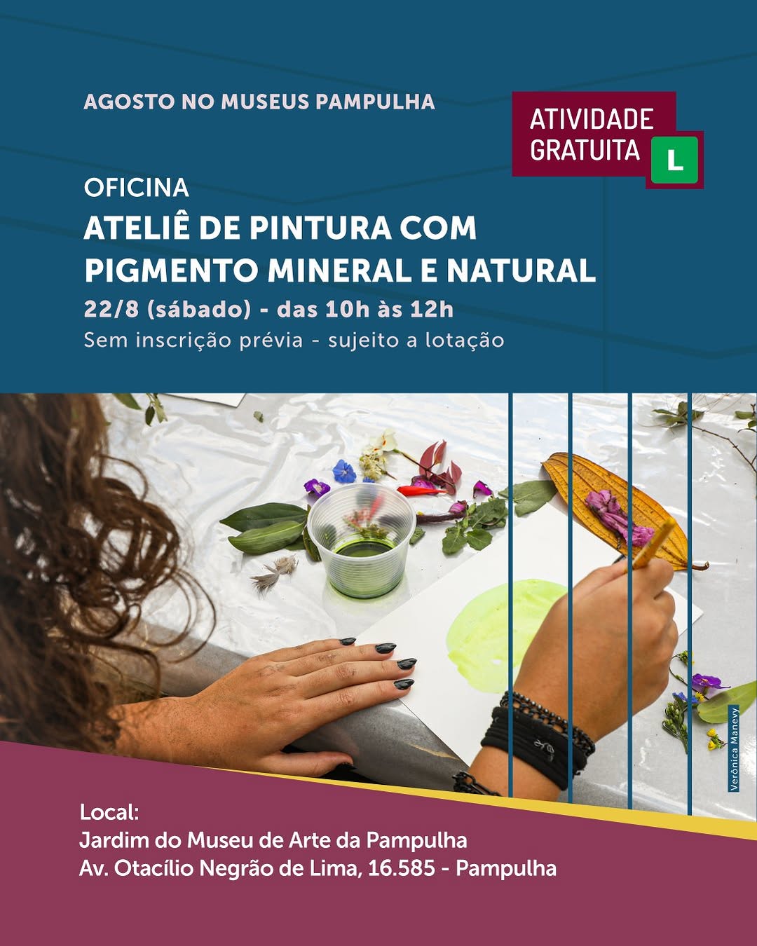 Oficina de Tintas Artesanais com Pigmentos Naturais — Museu de Arte da Pampulha, Pampulha, Belo Horizonte