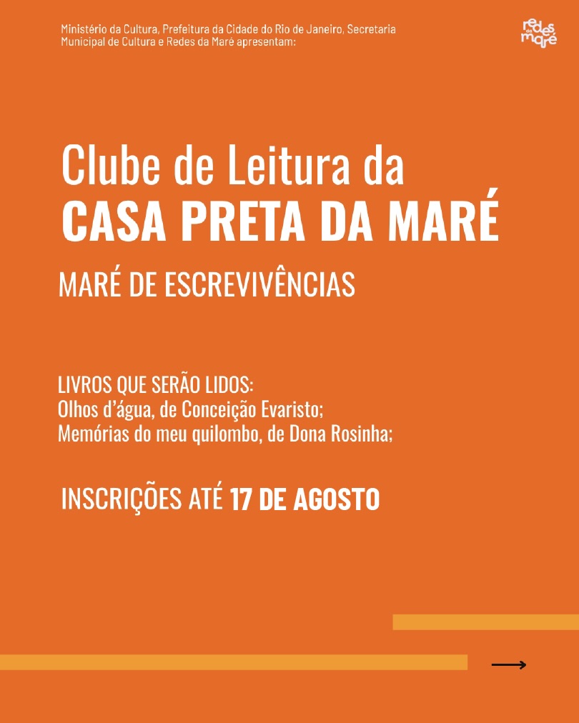 Maré de Escrevivências – Clube de Leitura da Casa Preta da Maré: Olhos d’água — Centro de Artes da Maré, Maré, Rio de Janeiro