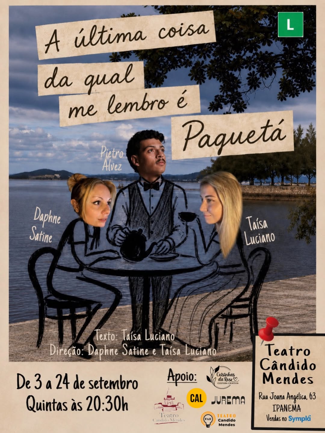 Espetáculo no Teatro Cândido Mendes