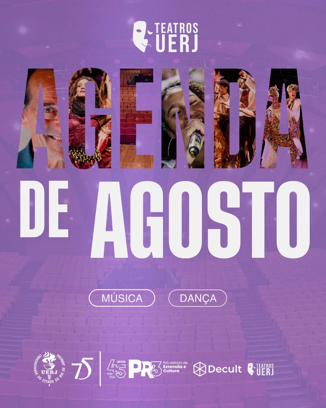 Show Cacá Nascimento + Coral O Canto das Lavadeiras e Equipe de Ginástica Rítmica da Mangueira — Teatro Odylo Costa, filho (UERJ), Rio de Janeiro