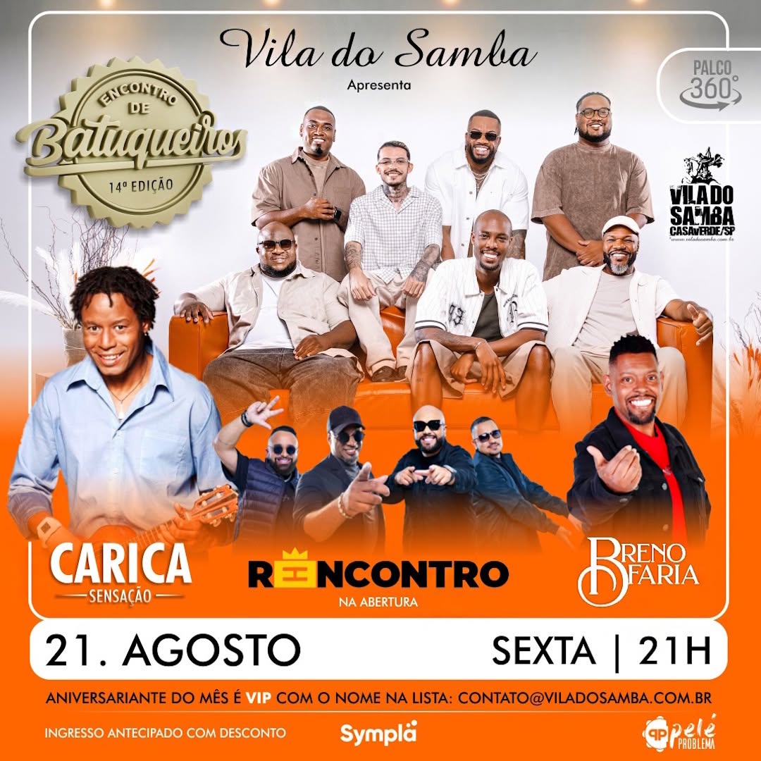 Pagode do EDB com Encontro de Batuqueiros — Vila do Samba, Casa Verde, São Paulo