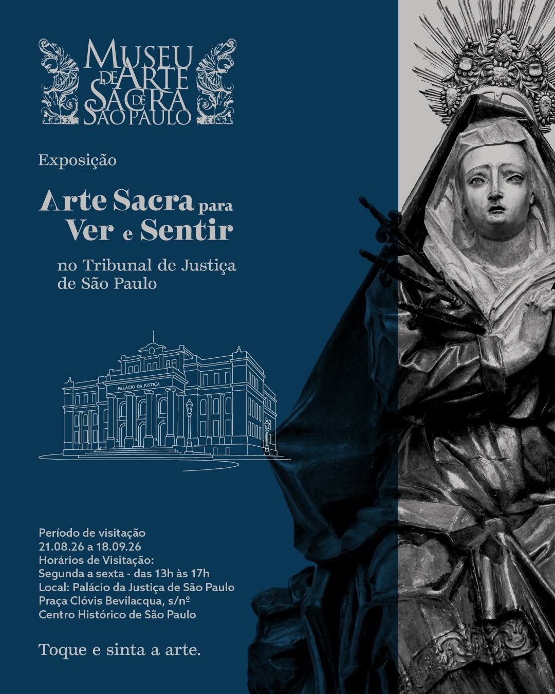 Arte Sacra Para Ver e Sentir — Museu de Arte Sacra, Bom Retiro, São Paulo