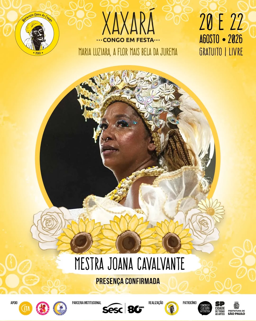 XAXARÁ - Congo em Festa: Maria Luziara, a flor mais bela da Jurema! — Maracatu Ouro do Congo, Campo Limpo, São Paulo