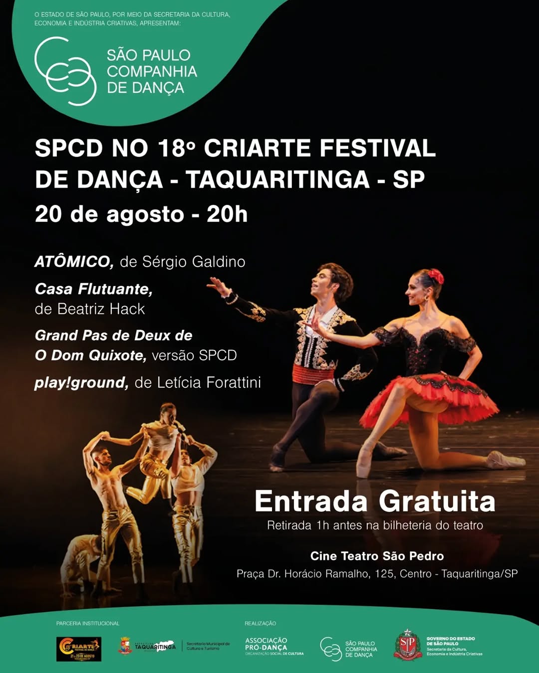 São Paulo Companhia de Dança em Taquaritinga — Cia de Dança, Bom Retiro, São Paulo