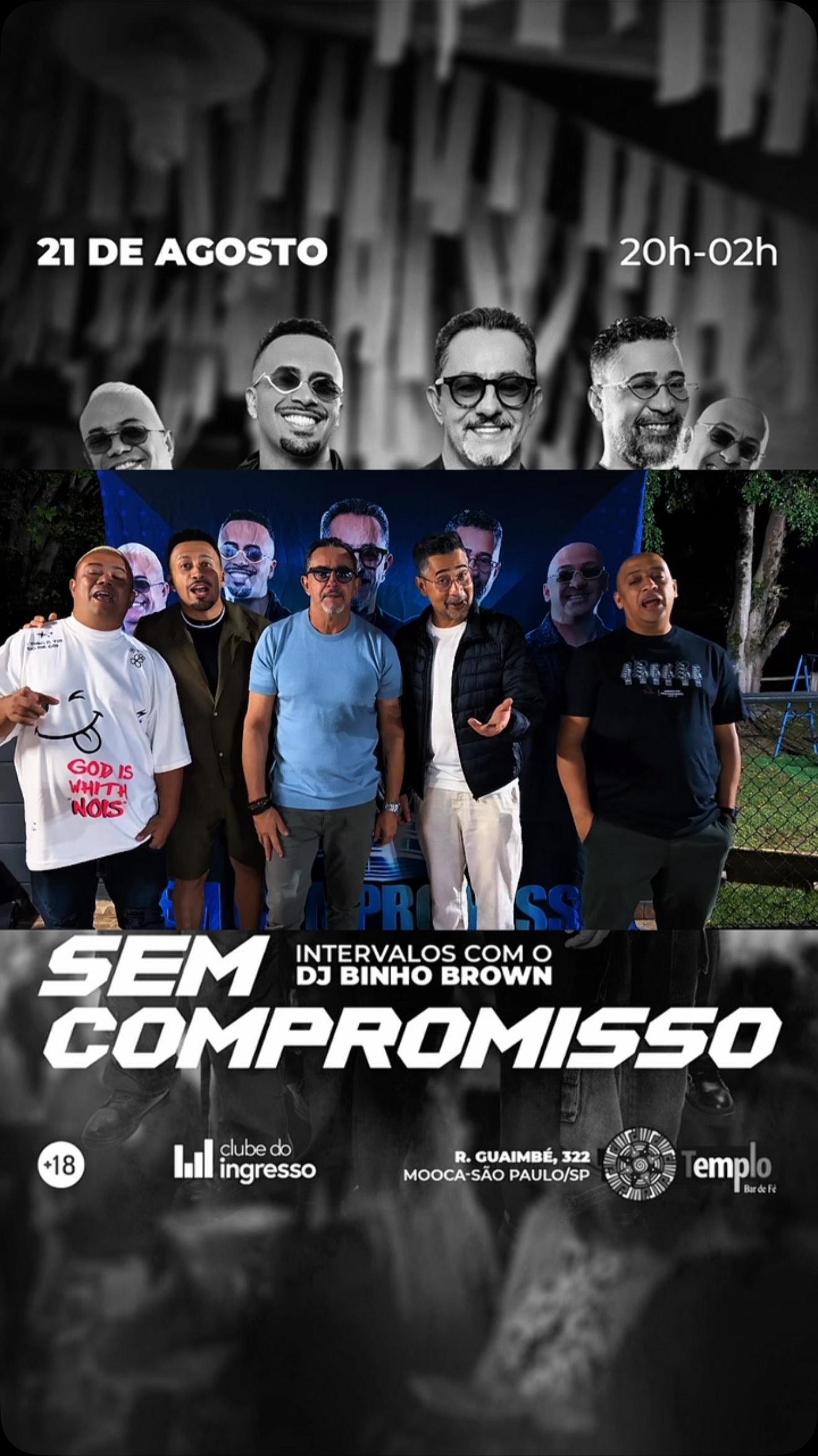 Sem Compromisso no Templo — Templo - Bar de Fé, Mooca, São Paulo