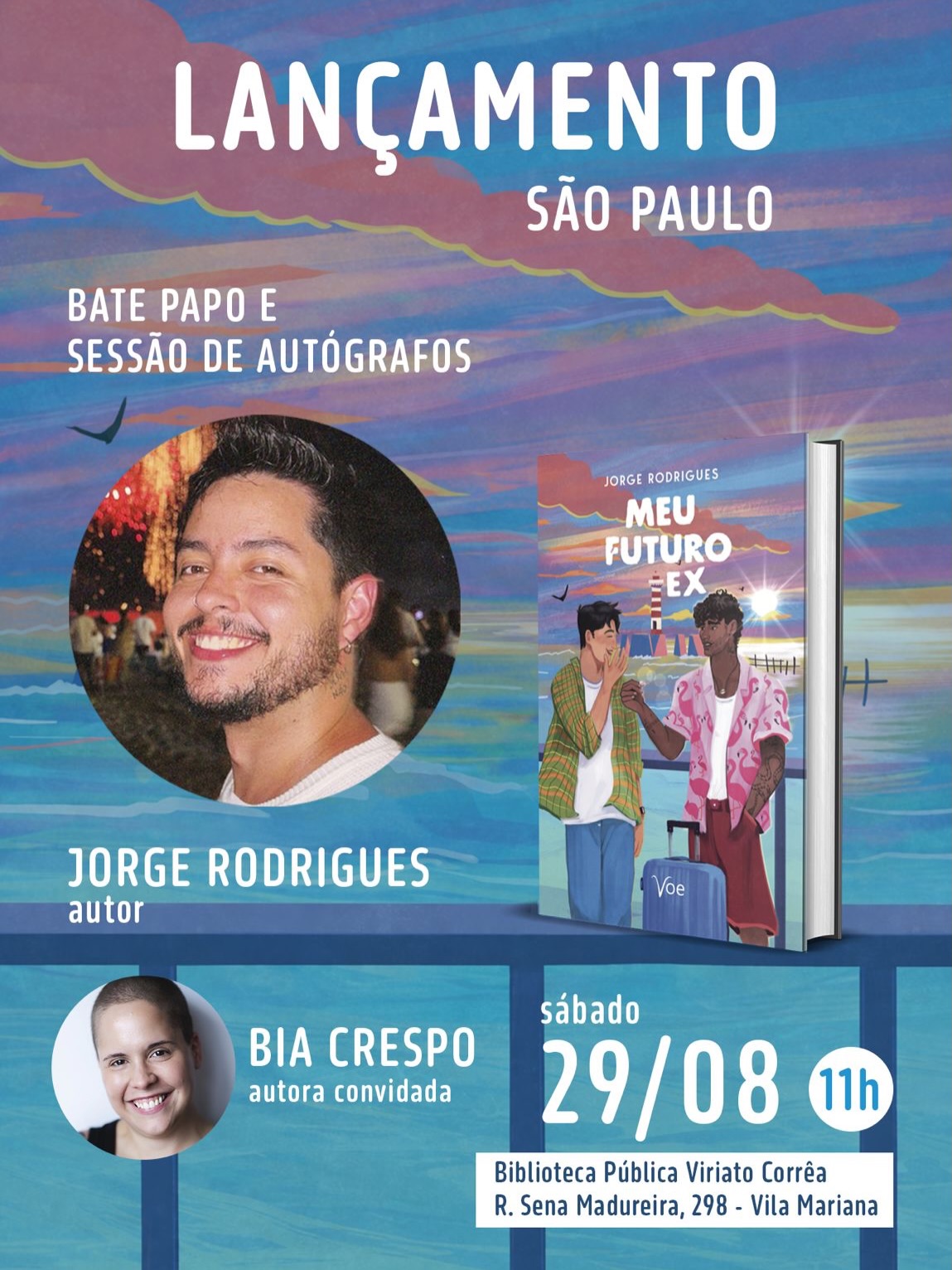 Lançamento do livro Meu Futuro Ex em São Paulo