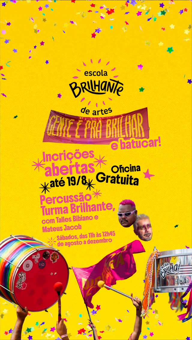 Oficina Turma Brilhante — Então, Brilha!, Belo Horizonte