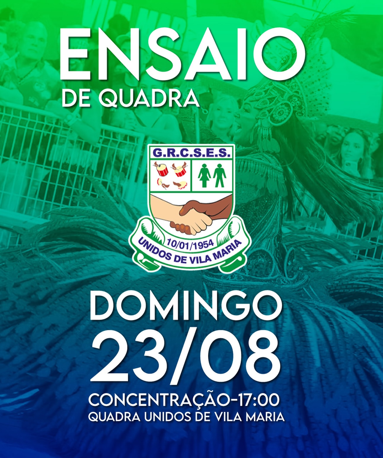 Primeiro Ensaio de Quadra da Unidos de Vila Maria