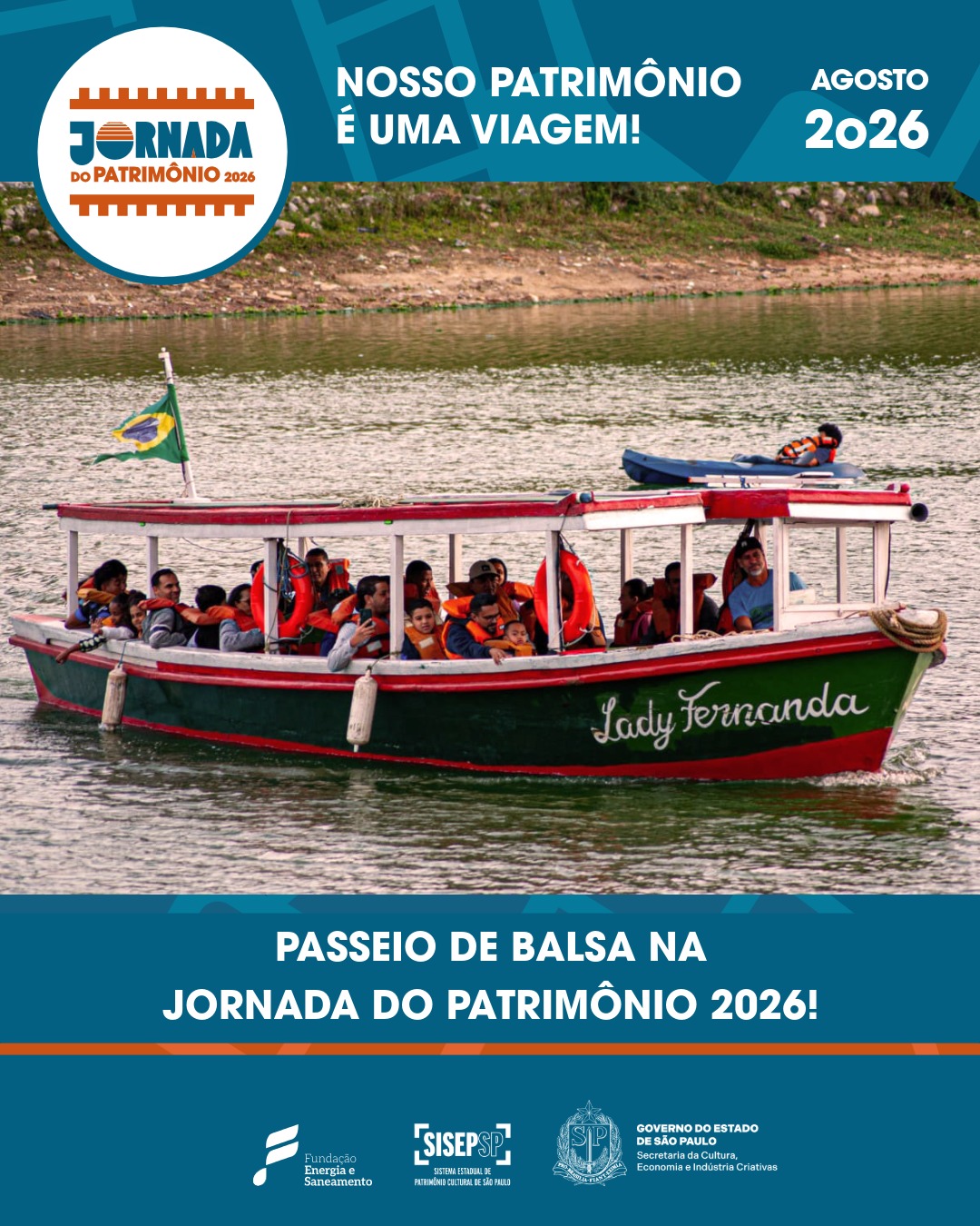 Roteiro Náutico pela Represa Billings - Jornada do Patrimônio SP 2026 — Museu da Energia, Bom Retiro, São Paulo
