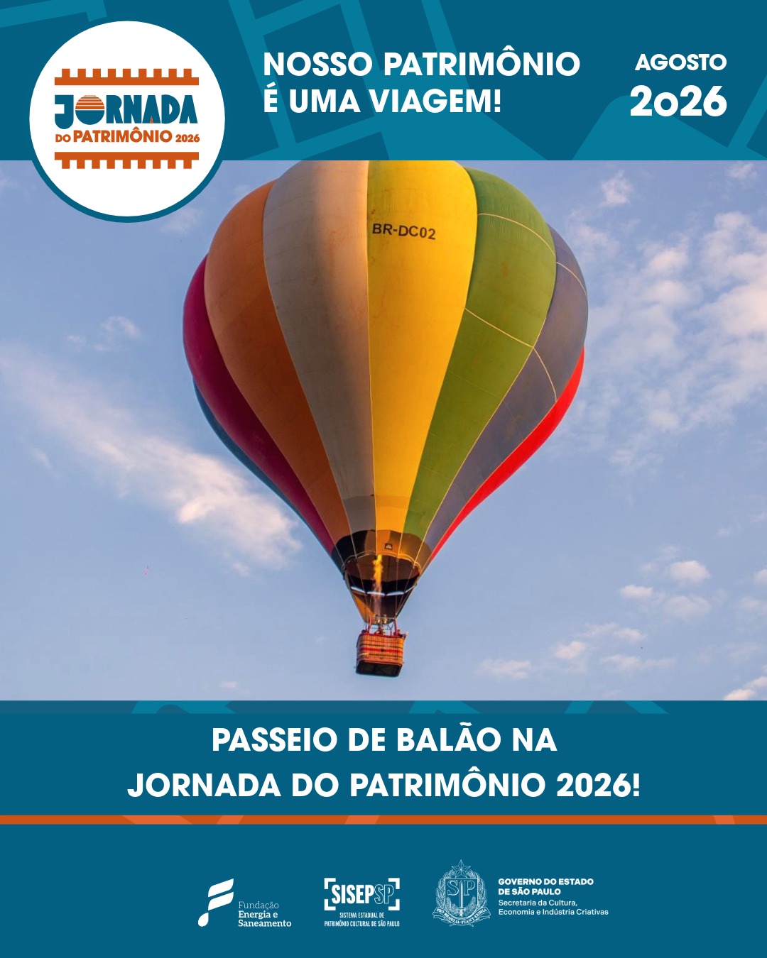 Subida de Balão | Jornada do Patrimônio SP 2026 — Museu da Energia, Bom Retiro, São Paulo