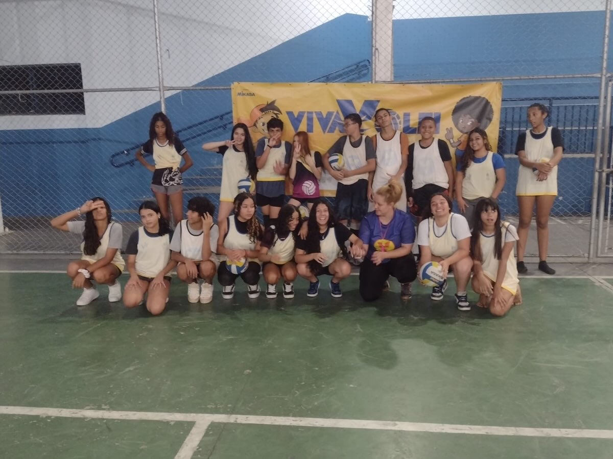 Viva Volei - Tarde (10-12 anos) — CEE Osvaldo Brandão, Brasilândia, São Paulo