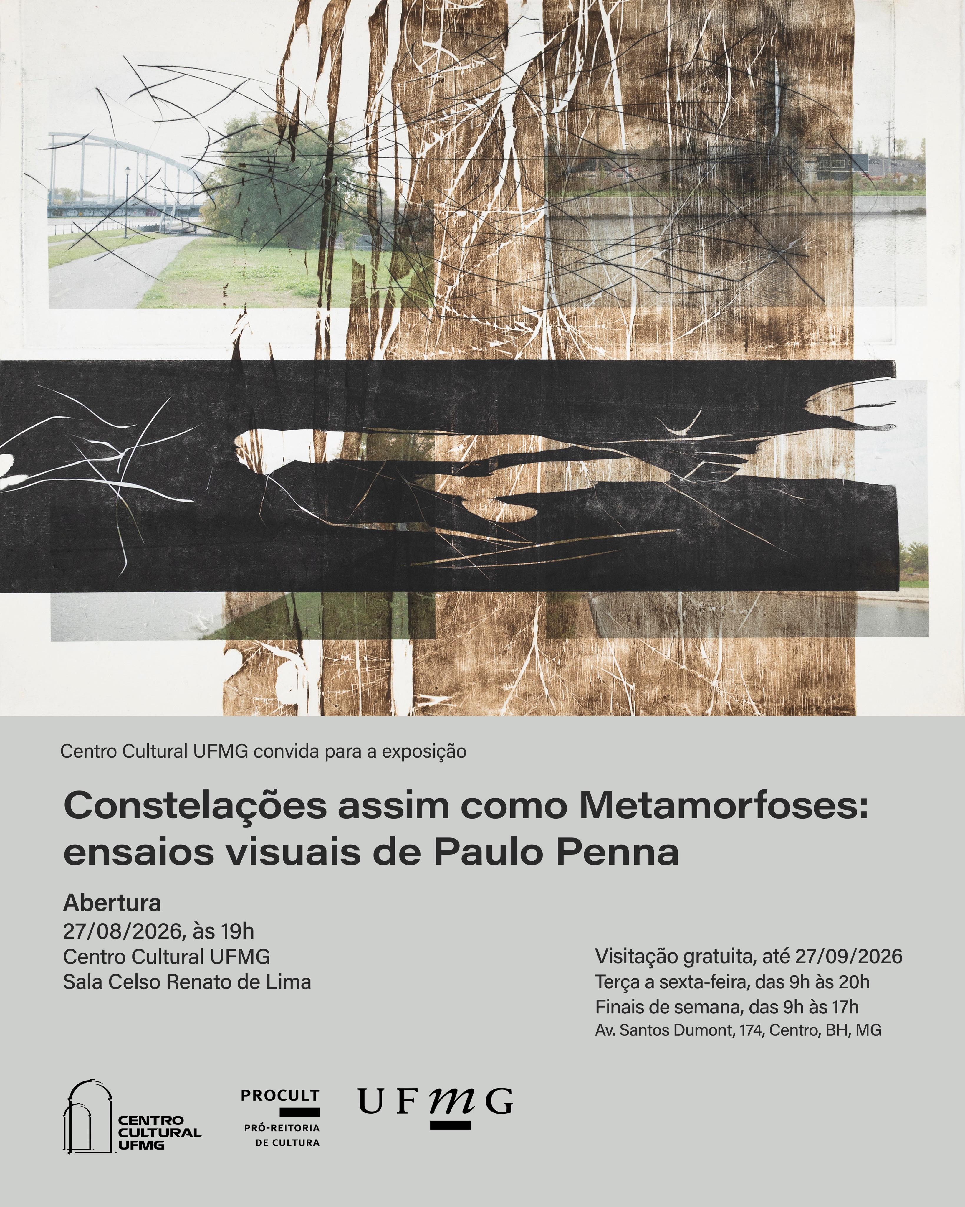 Exposição 'Constelações assim como Metamorfoses: ensaios visuais de Paulo Penna' — Centro Cultural UFMG, Centro, Belo Horizonte
