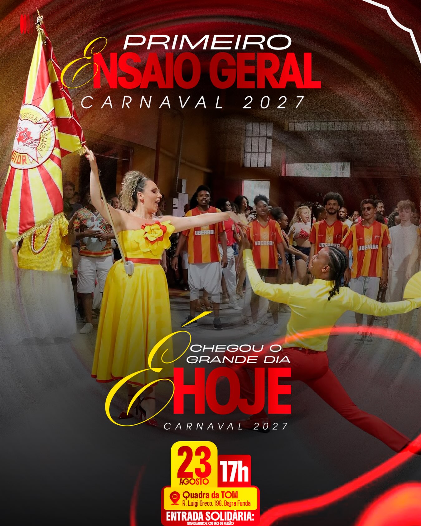 Ensaio Geral Tom Maior - Rumo ao Carnaval 2027 — TOM MAIOR, Bom Retiro, São Paulo