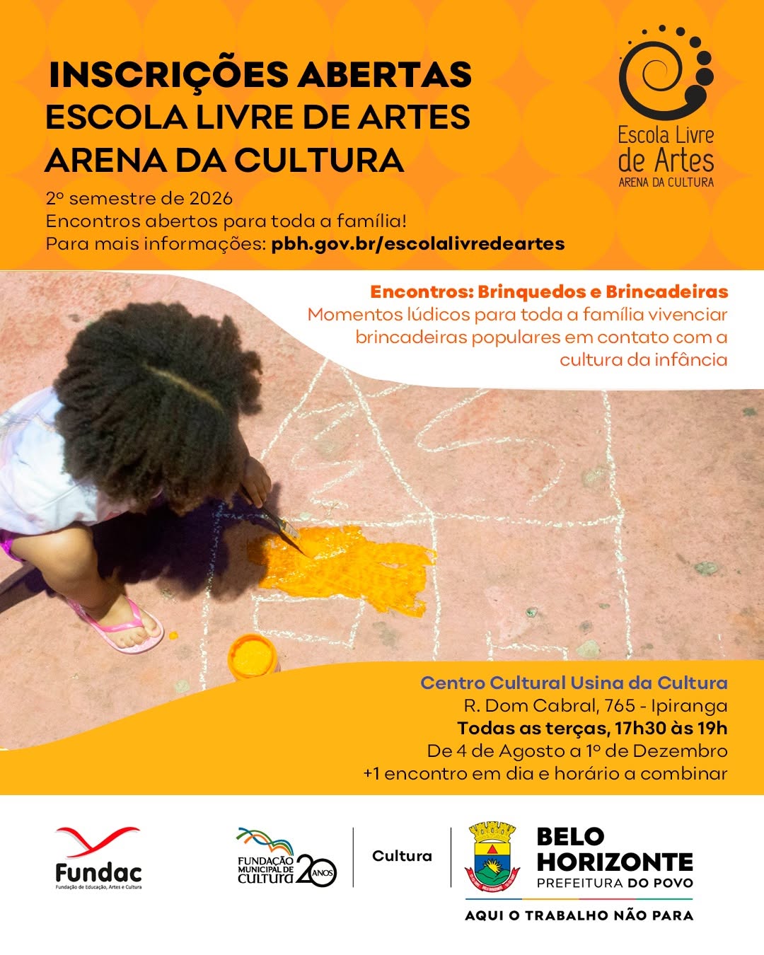 Encontros de Brinquedos e Brincadeiras — Usina de Cultura (CC Nordeste), Ipiranga, Belo Horizonte