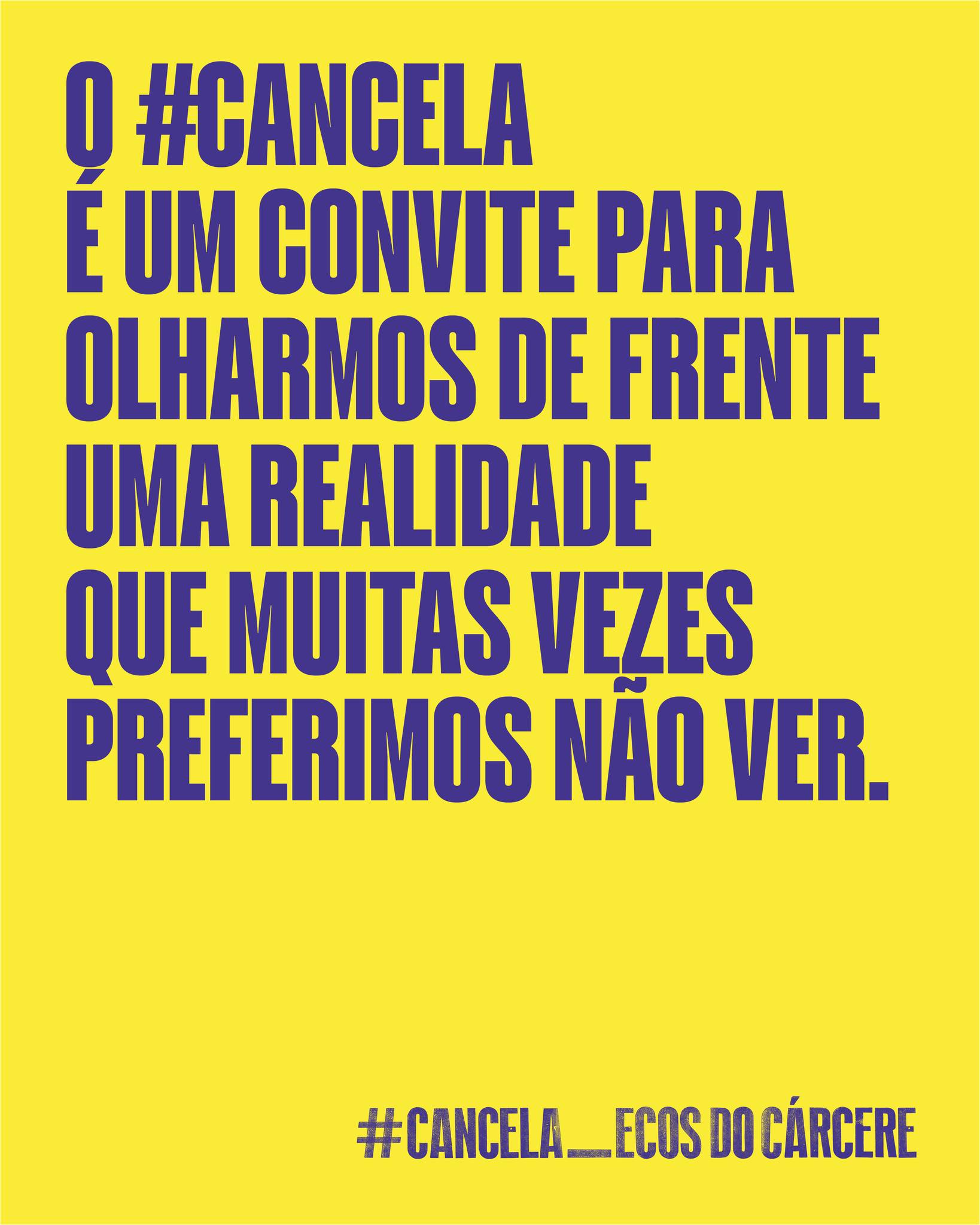 CANCELA – Ecos do Cárcere (Temporada) — SESC Pompeia, Barra Funda, São Paulo