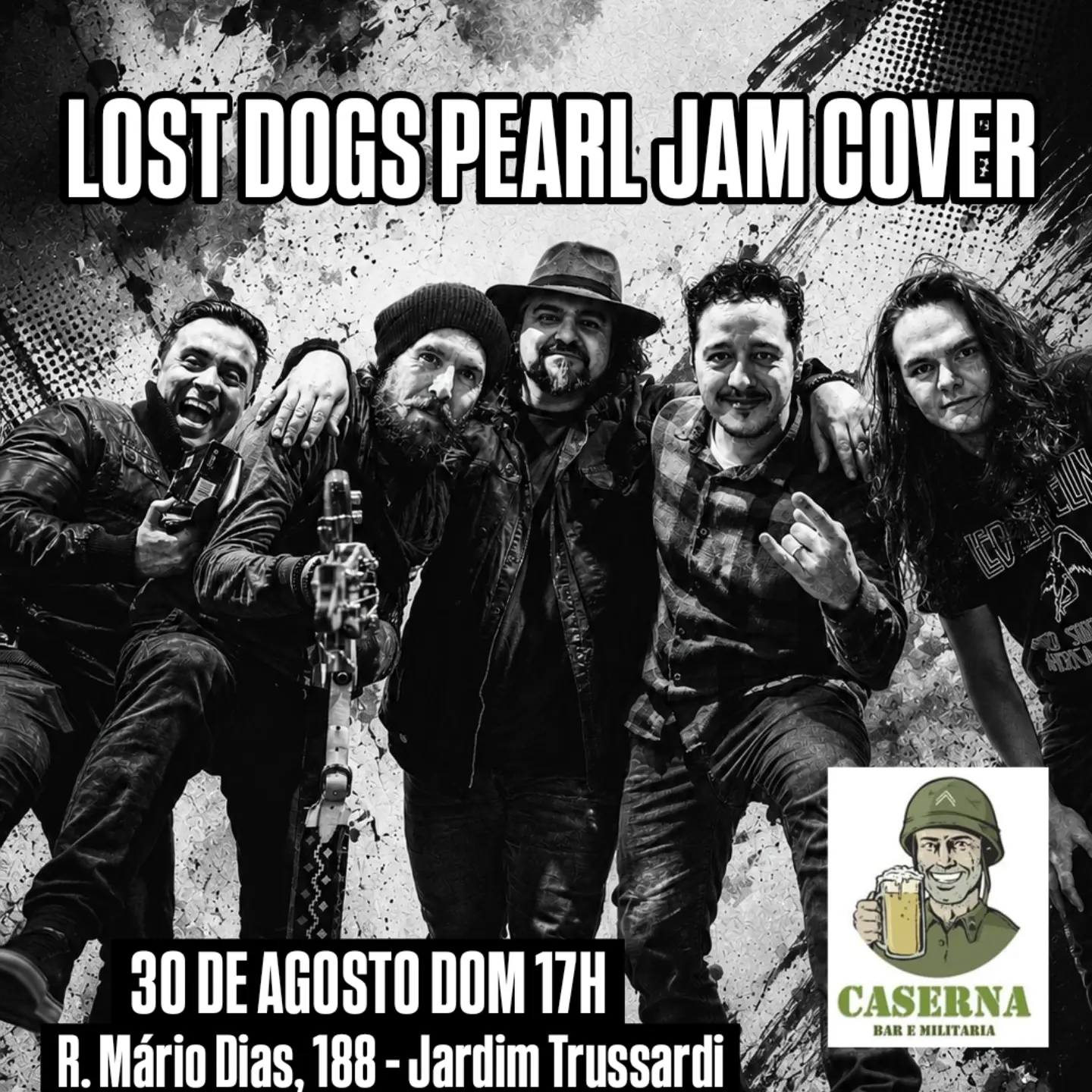 Lost Dogs Pearl Jam Cover no Caserna Bar