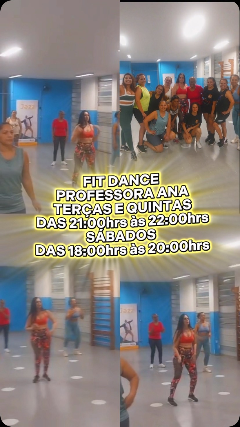 Aulas de FIT DANCE com a professora Ana — CE Vila Guarani - CE Ryuso Ogawa, Jabaquara, São Paulo