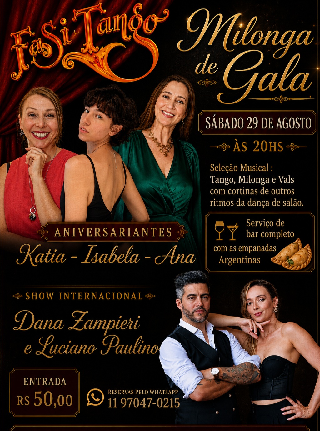 MILONGA DE GALA NO FASITANGO — Fasitango Centro Cultural Argentino