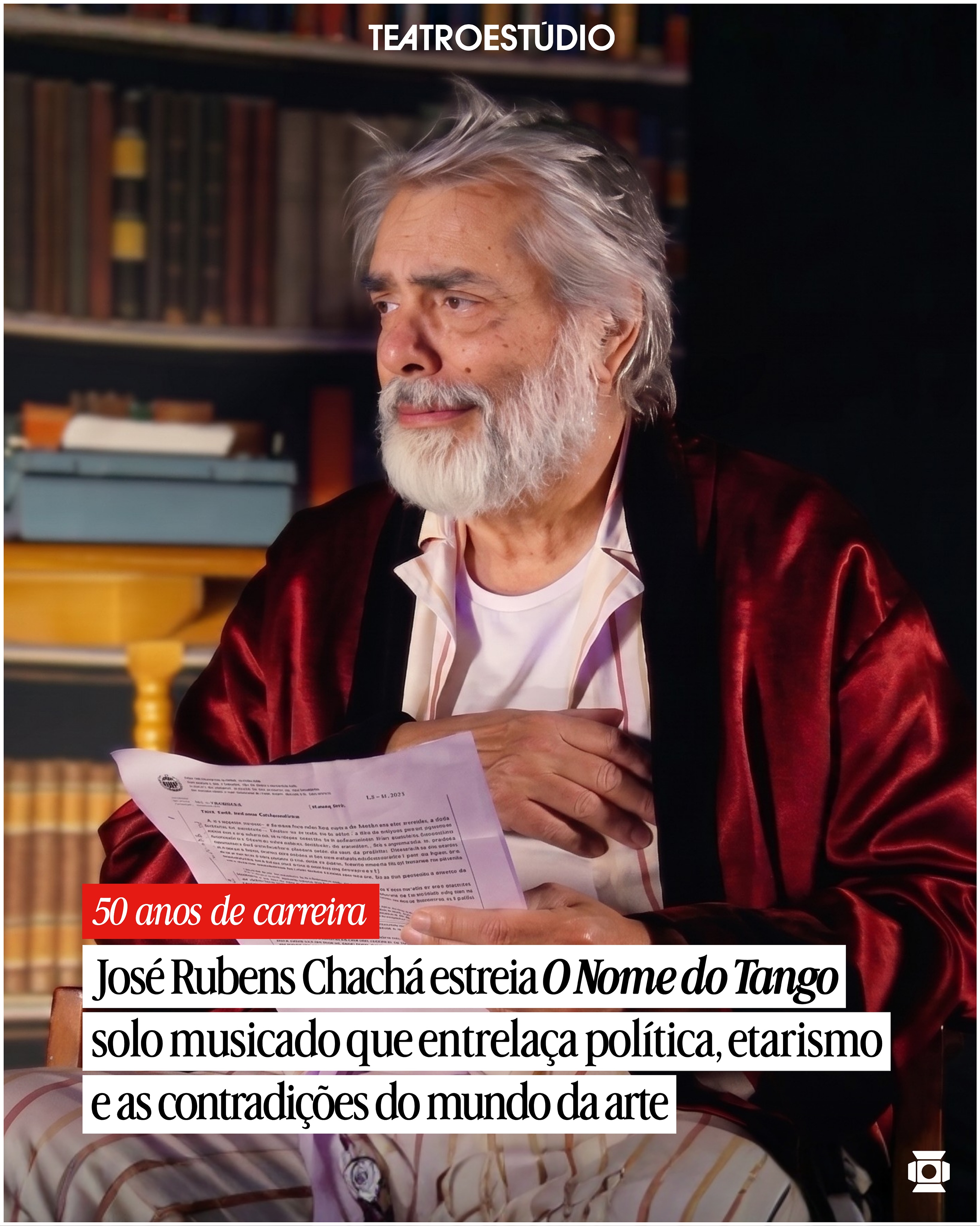O Nome do Tango — Teatro Estúdio, Santa Cecília, São Paulo