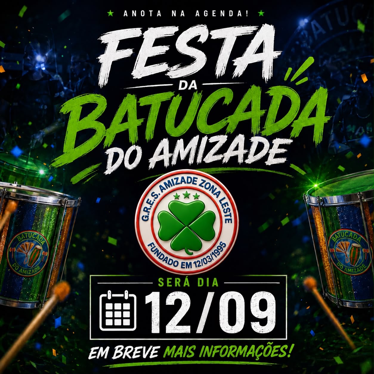 Batucada do Amizade - Encontro no Parque Boa Esperança