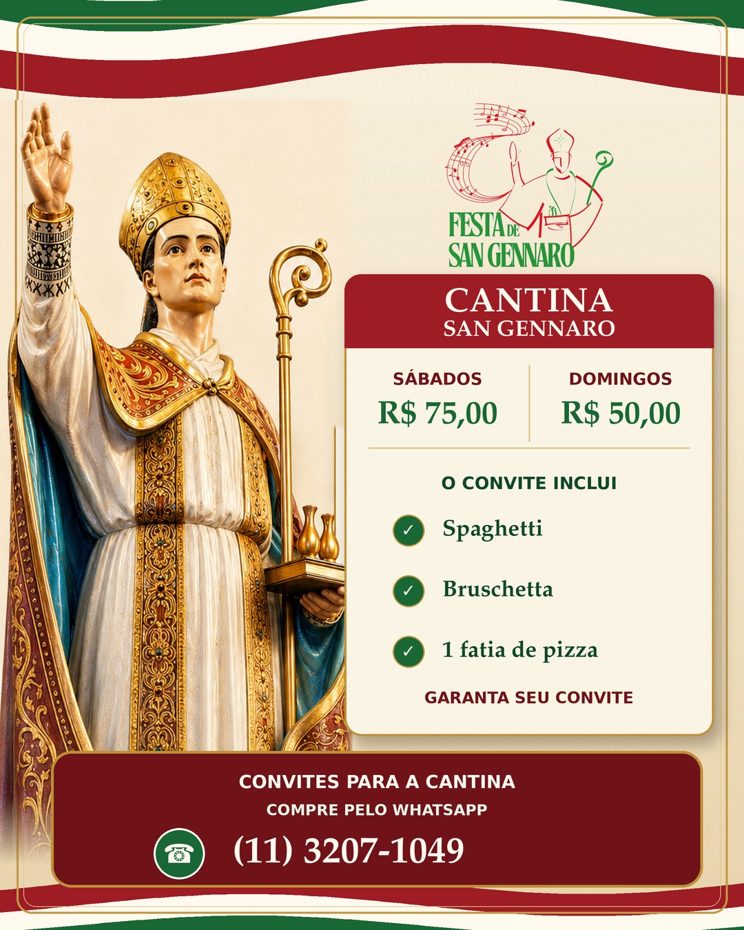 Cantina San Gennaro - Sabores e Tradição Italiana