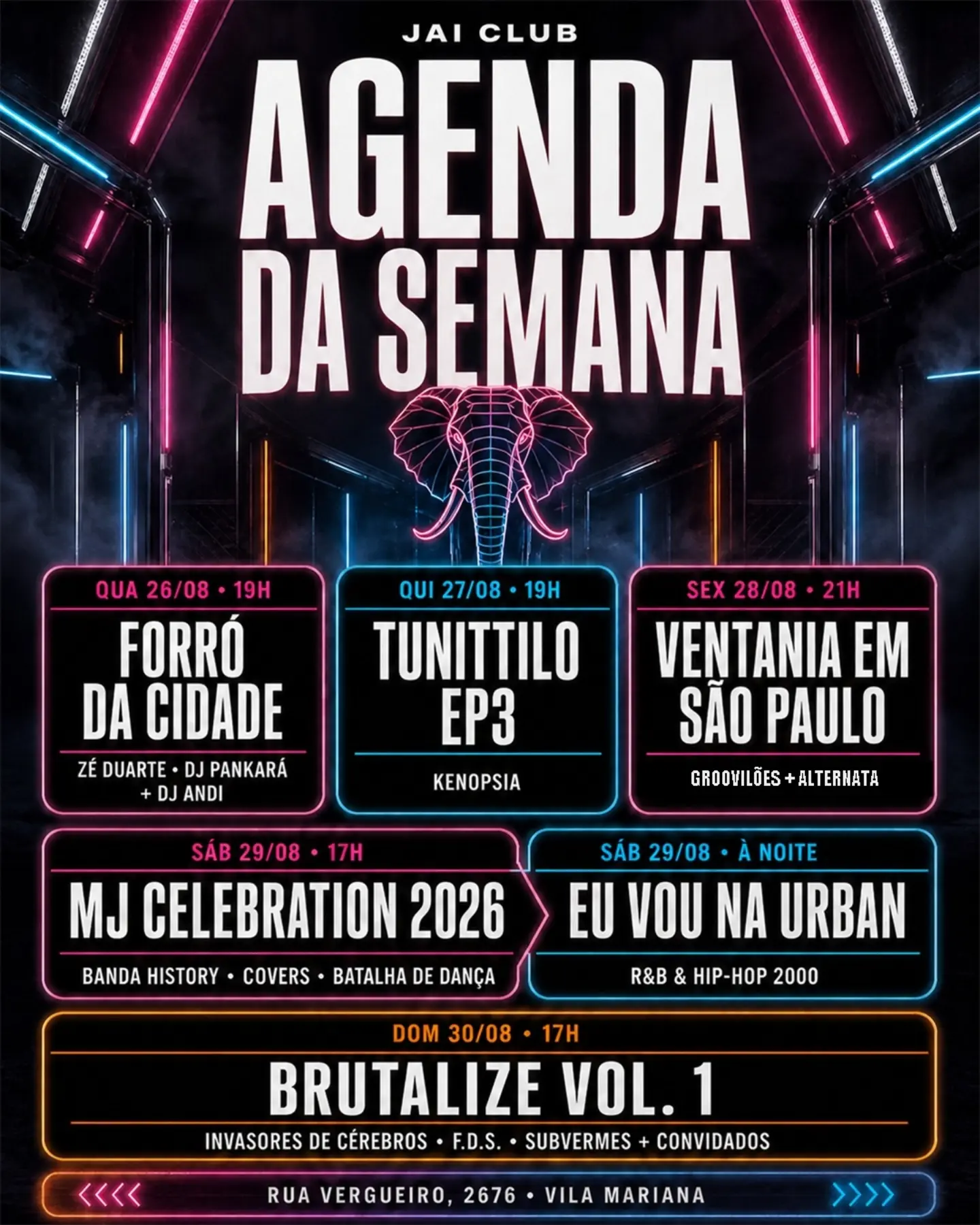 VENTANIA EM SÃO PAULO — Jai Club, Vila Mariana, São Paulo