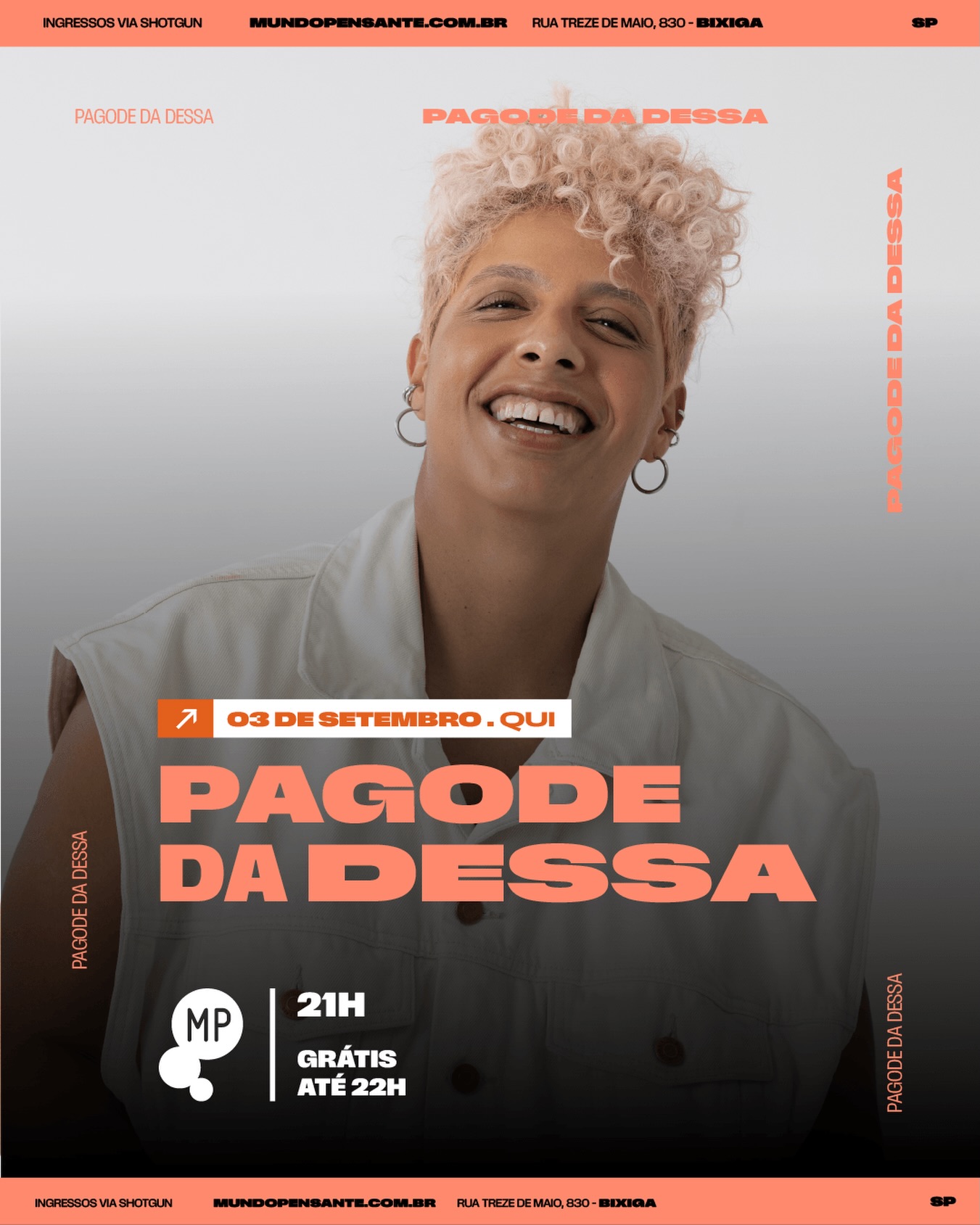 Pagode da Dessa — Mundo Pensante, Bela Vista, São Paulo