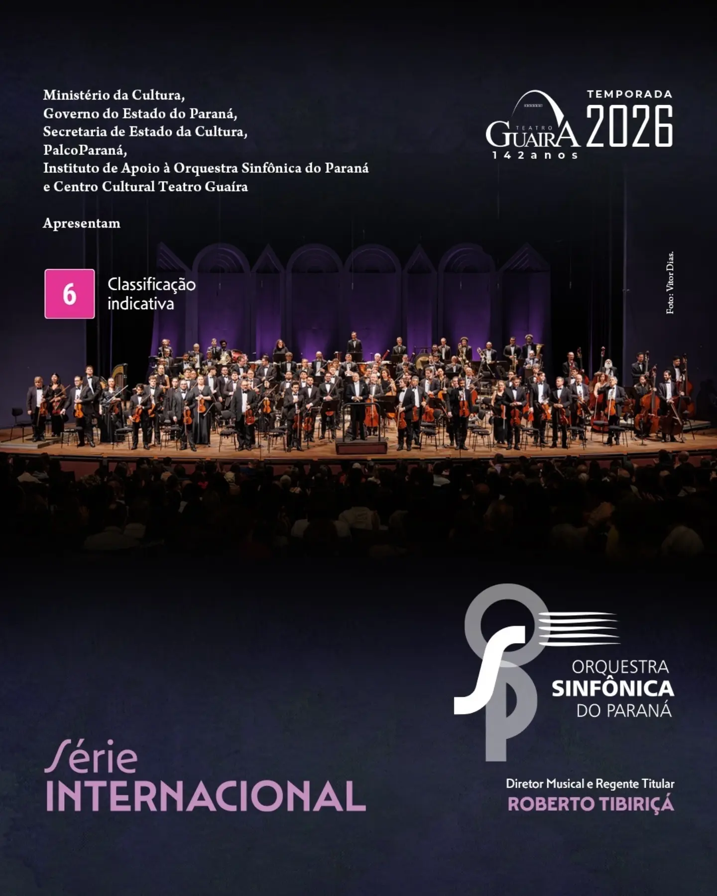 Série Internacional – Orquestra Sinfônica do Paraná — Teatro Guaíra, Centro, Curitiba