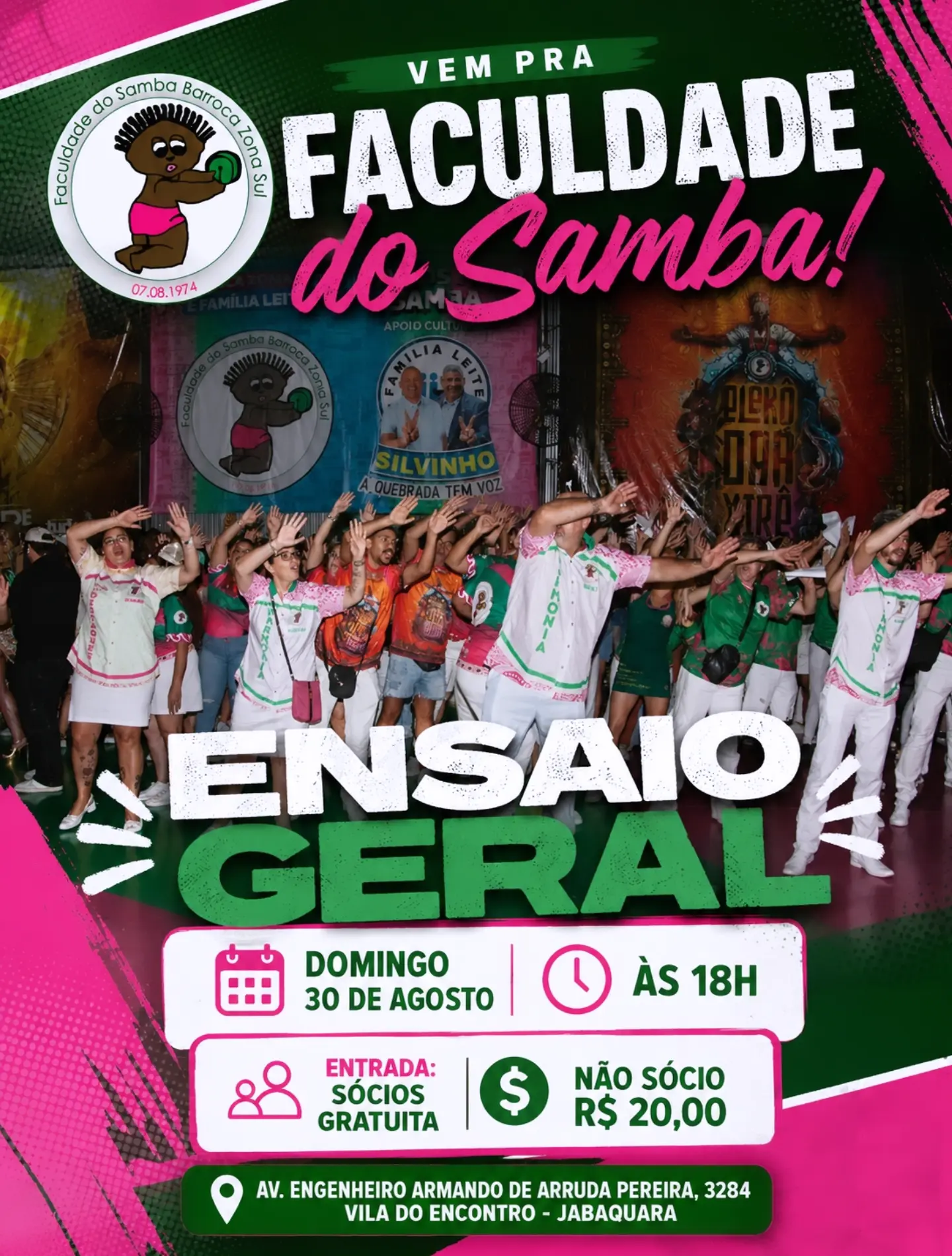 Ensaio Geral Barroca Zona Sul - Rumo ao Carnaval 2027 — Barroca Zona Sul, Jabaquara, São Paulo