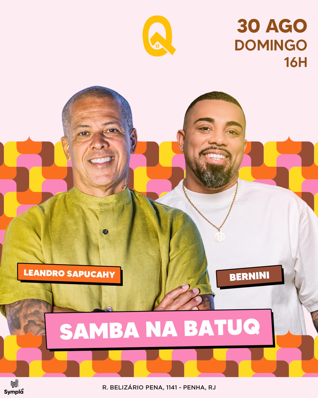 LEANDRO SAPUCAHY + BERNINI na CASINHA AMARELA — BATUQ, Rio de Janeiro
